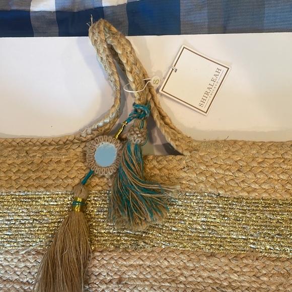 NWT Shiraleah Chicago Beach Tote - Picture 2 of 7
